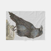 Raven Fleecedecke (Vorderseite (Horizontal))