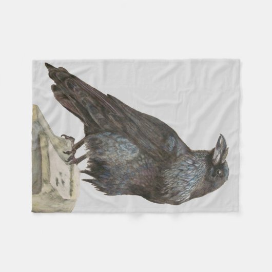 Raven Fleecedecke (Vorderseite (Horizontal))