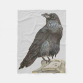 Raven Fleecedecke (Vorderseite)