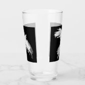 Raven Flight White Solo Drink Glass Glas (Links)
