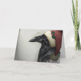 Raven für die Saison Feiertagskarte