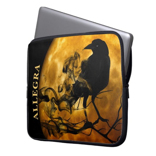 Raven Gel Laptopschutzhülle (Vorderseite Links)