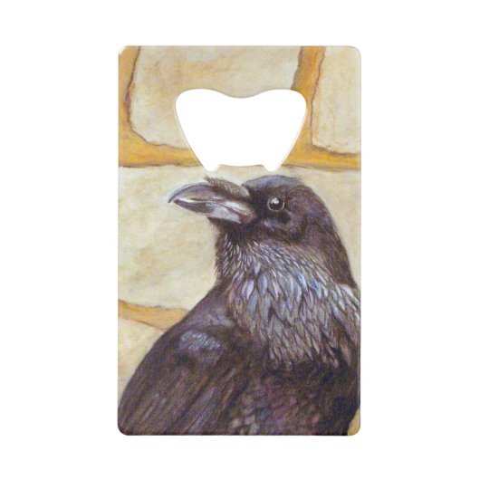 Raven Geldbeutel Flaschenöffner (Vorderseite)