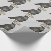 Raven Geschenkpapier (Ecke)