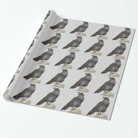 Raven Geschenkpapier (Ungerollt)