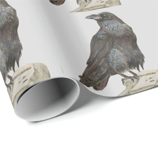 Raven Geschenkpapier (Rolleneckpunkt)