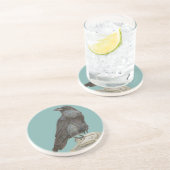 Raven Getränkeuntersetzer (Seite)