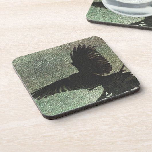 Raven Getränkeuntersetzer (Linke Seite)