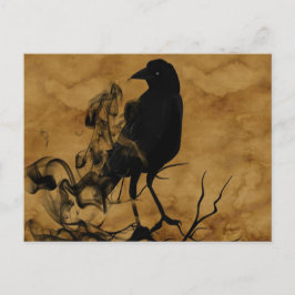 Raven Ghost Postkarte