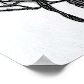 Raven Girl Poster (Ecke)