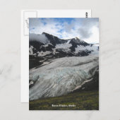 Raven Glacier, Alaska Postkarte (Vorne/Hinten)