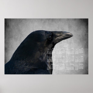 Raven Glamour Shot; Kalender 2013 Poster
