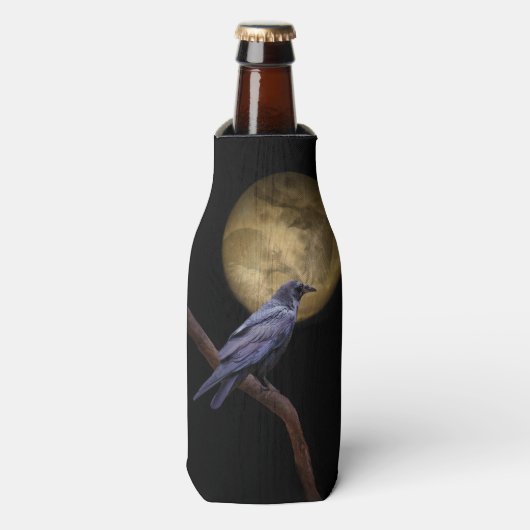 Raven Gothic Dose oder Flasche Cooler Flaschenkühler (Flaschenvorderseite)