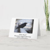 Raven Greeting Cards Karte (Rückseite)