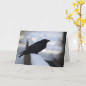 Raven Greeting Cards Karte (Gelbe Blume)