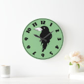 Raven Große Wanduhr (Zuhause)