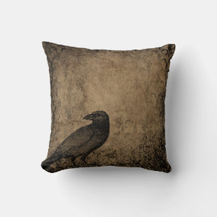 Raven Grunge halloween thematisch Kissen