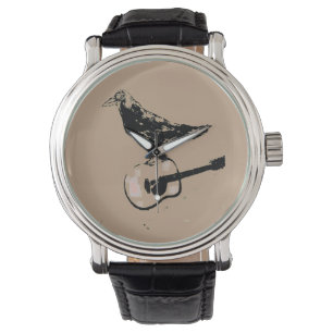 Raven Guitar Song Armbanduhr