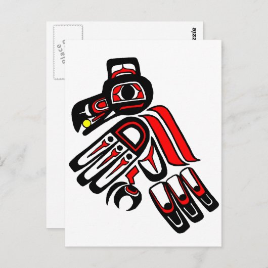 raven haida 2009 postkarte (Vorne/Hinten)