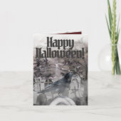 Raven Halloween Card Karte (Vorderseite)
