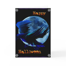 Raven halloween cards