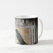 Raven Halloween Kaffeetasse (VorderseiteRechts)