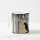Raven Halloween Kaffeetasse (Vorderseite Links)
