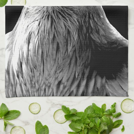 Raven Handtuch Geist Landschaft Rafiner Kunst Hand (Gefaltet)