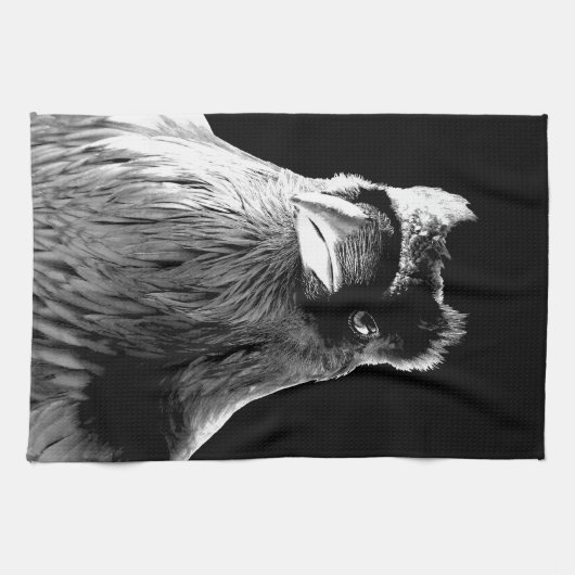 Raven Handtuch Geist Landschaft Rafiner Kunst Hand (Horizontal)