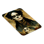 Raven Hexe 2 Fantasy Horror Goth Gothic Magnet (Rechte Seite)