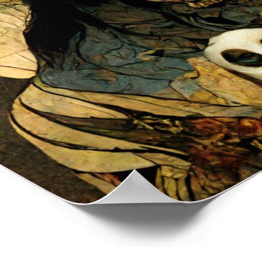 Raven Hexe 2 Fantasy Horror Goth Gothic Poster (Ecke)