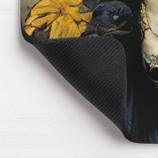 Raven Hexe 3 Fantasy Horror Goth Gothic Mousepad (Ecke)