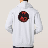 Raven Hoodie Jacket Women's Raven Crow Art Jacket (Rückseite)