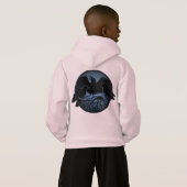 Raven Hoodie Kid's Raven / Crow Art Sweatshirts (Schwarz voll)