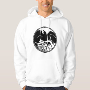 Raven Hoodie-Unisexraben-/Krähen-Kunst-Shirts Hoodie