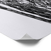 Raven Illustration Poster (Ecke)