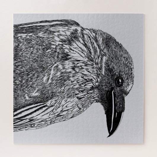 Raven Illustration Puzzle (Horizontal)