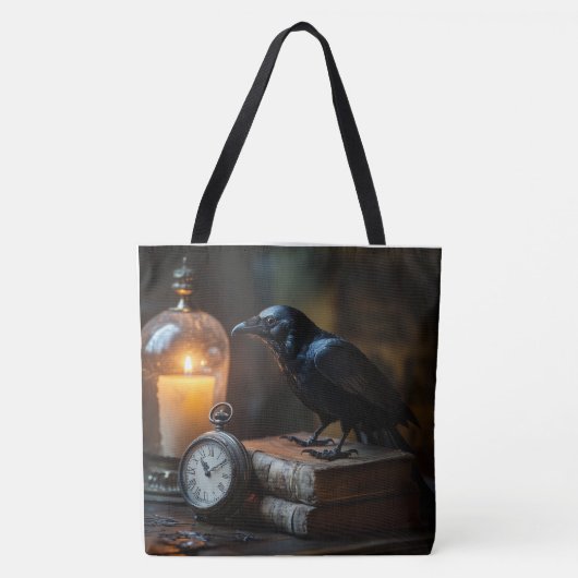 Raven in der Bibliothek Tasche (Vorderseite)
