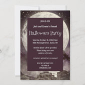 Raven in der Graveyard Halloween-Party Einladung (Rückseite)