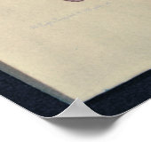 Raven in Snow Poster (Ecke)