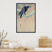 Raven in Snow Poster (Küche)