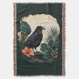 Raven in the Emerald Garden Decke