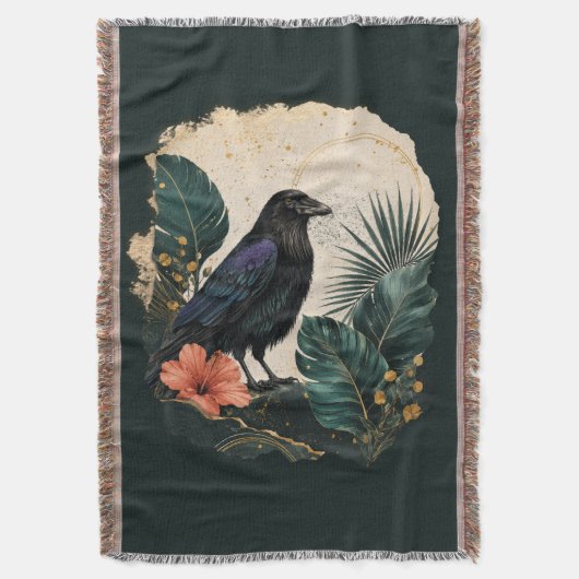 Raven in the Emerald Garden Decke (Vorderseite Vertikal)