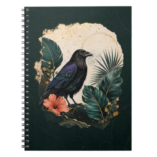 Raven in the Emerald Garden Notizblock (Vorderseite)