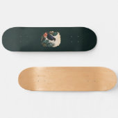 Raven in the Emerald Garden Skateboard (Horizontal)