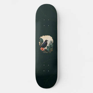 Raven in the Emerald Garden Skateboard