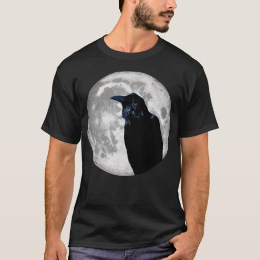 Raven in the Moon T-Shirt (Vorderseite)
