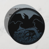 Raven Invitations Personalisiert Native Art Card Einladung (Vorne/Hinten)