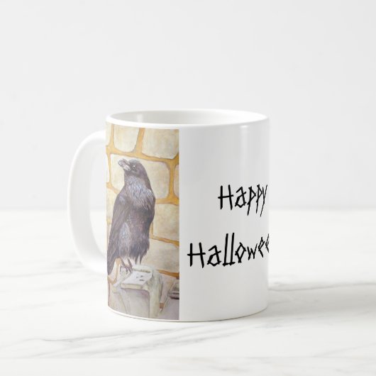 Raven Kaffeetasse (Vorderseite Links)