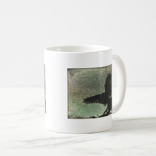 Raven Kaffeetasse (VorderseiteRechts)